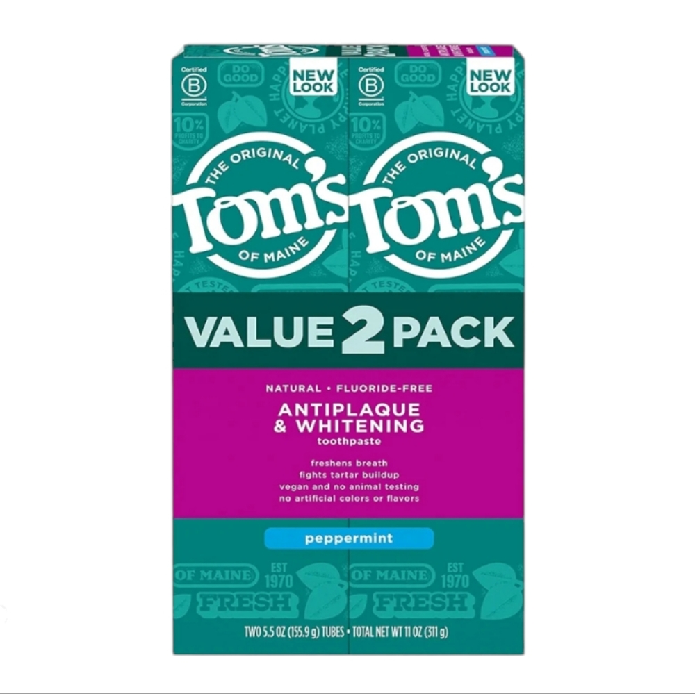Tom's Flouride- free Toothpaste 2 pack
